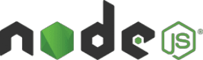 Logo of Node JS software development backend coding.