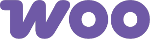 Logo for Woo, a WordPress based eCommerce solution for bespoke websites built with WordPress.